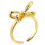 Weiweiguan bowknot ring adjustable women's promise ring 2