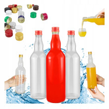 40x MONOPOL MONOPOLOWA 0,7 l-es üvegek vodkához és alkoholos gyümölcsléhez 700 ml
