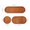 Solid Wood Tray Hand-Polished Multi-Functional 1 Piece 2