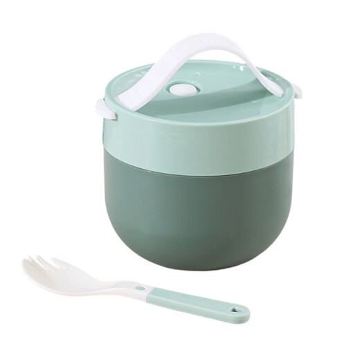 Portable lunch box stainless steel thermal container with 1