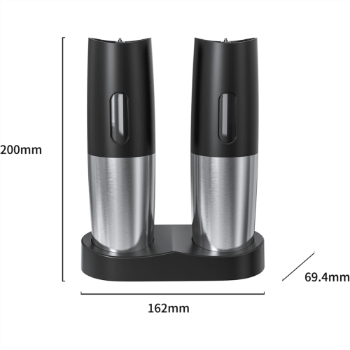 Elektrický mlýnek na sůl a pepř, dobíjecí, USB 1