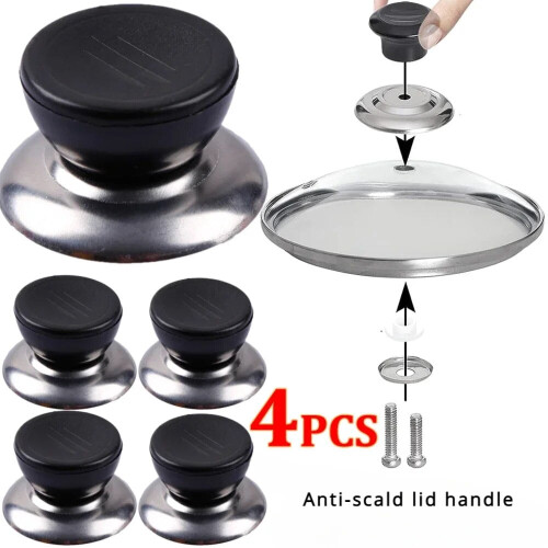 Boutons antidérapants pour couvercles de casseroles (4 pièces) 1