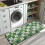 Tapete de cozinha verde com estampa de gnomo, 43 x 119 cm (17 x 47 polegadas) 3