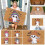 Halloween-ovimatto kodinsisustukseen 40x60cm 4