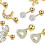 Worallymy gold flatback stud earrings set 24 pcs 5
