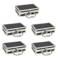 5X Aluminum Alloy Toolbox Accessories Storage Box Practical Aluminum Suitcase Portable Handle Small Toolbox Storage Box