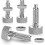 4Pcs Handle Quick Release Pins,Quick Release Lock Pin, Retractable Spring Plunger, M6 Lockout Kit for Rolling Tool Box 1