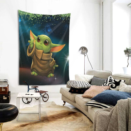 Tapisserie murale Yoda, 80" x 60" 1