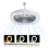 Ventilateur de plafond avec douille et télécommande, 25 cm (10 pouces) 2