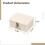 Retro Metal Storage Box with Padlock 6.9x5.1x3 in 4