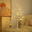 Indoor Birch Christmas Tree 24 inch with Warm White LED 2