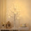 Indoor Birch Christmas Tree 24 inch with Warm White LED 3
