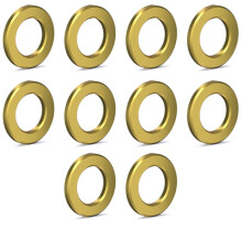 10pcs M5 Bicycle Titanium Flat Washer Universal Bike Bolts Gasket 5mm Mountain Road Bike Bolts Spacer Golden
