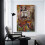 Affiche expressionniste abstraite de Willem de Kooning 8x12 pouces 3