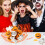 Halloween-godisskålar i plast, spindelnätsdesign, 3-pack 2