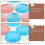 Mini sauce cups transparent condiment containers with lids 4