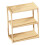 Wood Desk Bookshelf Storage Rack 3 Layer 5