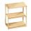 Wood Desk Bookshelf Storage Rack 3 Layer 2