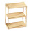 Wood Desk Bookshelf Storage Rack 3 Layer 3