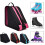 Breathable ski bag for kids with wheels, red 5