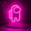 Astronaut Neon Natlampe LED USB/Batteridrevet 2