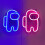 Astronaut Neon Natlampe LED USB/Batteridrevet 3