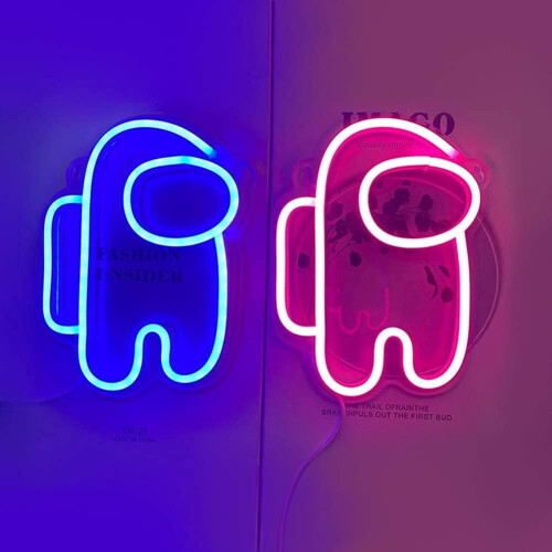 Astronaut Neon Natlampe LED USB/Batteridrevet 2