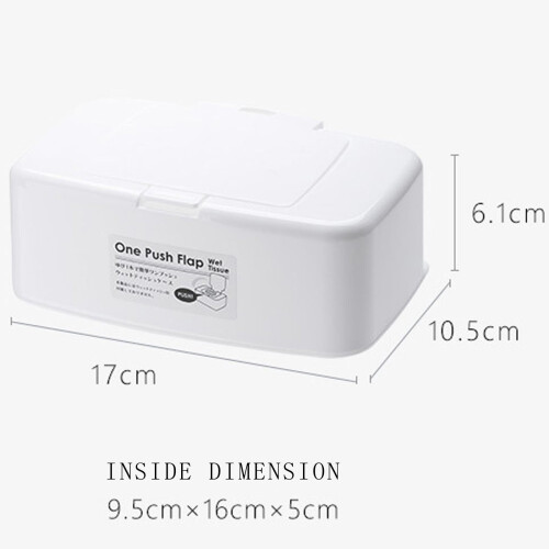 Plastic Disposable Gloves and Wipes Container with Lid 1 2