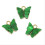 Butterfly Pendant Acrylic Green 1 piece 4