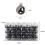 HEVIRGO Christmas Ornaments Grey 4cm 36pcs 5