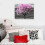 Quadro decorativo em tela com flores de cerejeira rosa, 60x90 cm (24x36 polegadas) 4