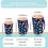Neopren-Eiskaffeehüllen, 3er-Pack, Dunkelbutter 2