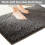 Halkfri badrumsmatta med chenille-PVC-baksida, 3 delar 4