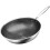 Stainless Steel Honeycomb Wok Silver 1 Piece 4