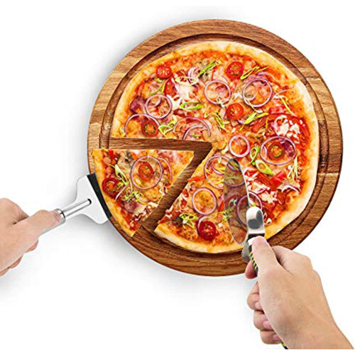 Pizzaskærerhjul i rustfrit stål, 4 tommer, 2 stk. 1