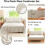 Queen Boho Comforter Set Beige 7-Piece 5