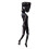Statue d'homme grimpant en résine noire (1 pièce) 5