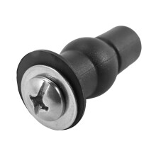 5X Toilet TOP FIX Hinge Hole Fixings Well Nut Screw Rubber Back to Wall Pair