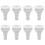 8X Dreno de Água Do  Embornal ABS 3/4 Polegadas Branco Através Do Conector Do Casco Mangueira Acoplamento Saída de Dreno Hardware de Substituição 1