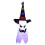 Halloween-lyskæde med spøgelse og troldmandshat 2