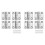 Dobradiças de  de Aço Inoxidável para Serviço Pesado, Dobradiças de Grau Marítimo, 2 Polegadas x 2 Polegadas (50 mm x 50 mm), (8 Peças) 1