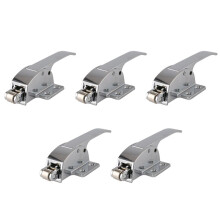 5X AçO InoxidáVel Carregado Por Mola Trava da MaçAneta da Porta Do Freezer Cooler