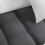 Protège-matelas en coton, profondeur 53 cm, gris 2
