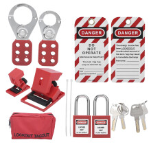 9 PçS Lockout Tagout Locks Tags Set- Lockout Locked Keyd Diferentes SegurançA Cadeados Lockout Station Lock Out Tag Out Kit