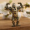 Gorillastatue messing vintage dyrefigur 4