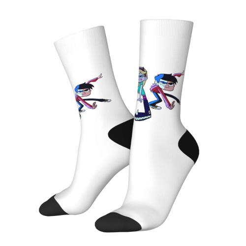 Chaussettes unisexes imprimées en 3D Star Butterfly 1