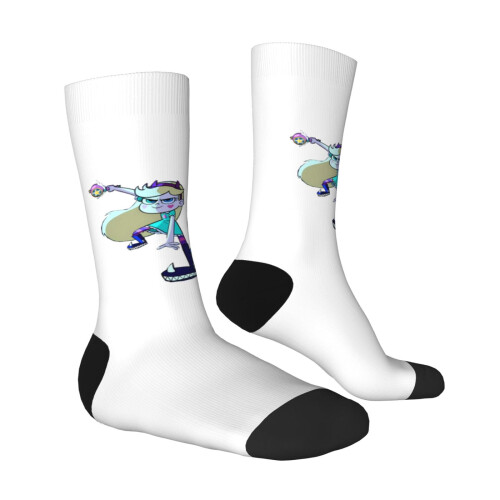 Chaussettes unisexes imprimées en 3D Star Butterfly 2