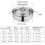 Stainless Steel Vegetable Steamer Basket with Handle 5