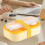 Single-layer compartment lunch box portable for office 4