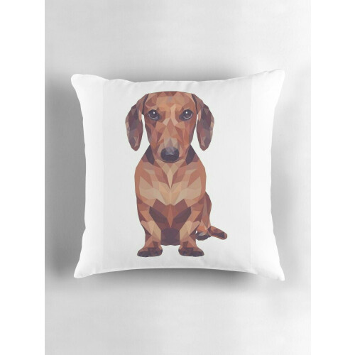 Κάλυμμα μαξιλαριού φωτογραφίας πορτρέτου Dachshund 1 συσκευασία 2